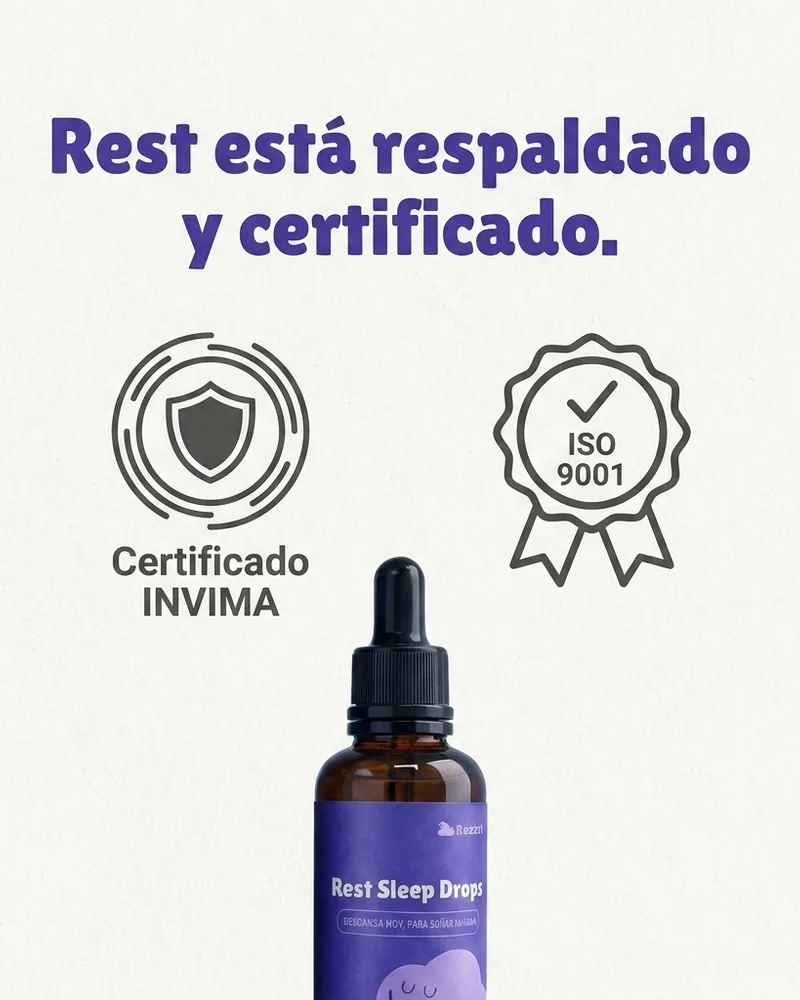 Rest Sleep Drops en uso